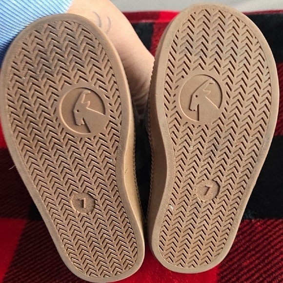 Plaid High-Top Kids Shoes Zip Open For Easy On & Off. Regular Width - Picture 4 of 5